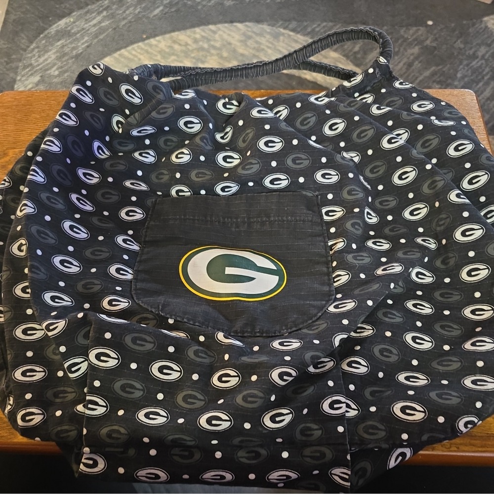 NFL Green Bay Packers Double Strap Shoulder‎ Bag Tote Purse Game Day! Pristine